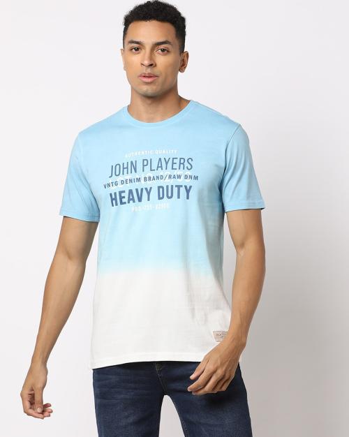 Slim Fit Logo Print Crew-Neck T-Shirt