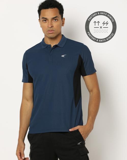 Regular Fit Logo Print Polo T-Shirt