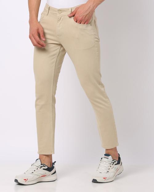 Mid-Rise Cropped Fit Jeans