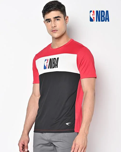 Relaxed Fit NBA Print Crew-Neck T-Shirt