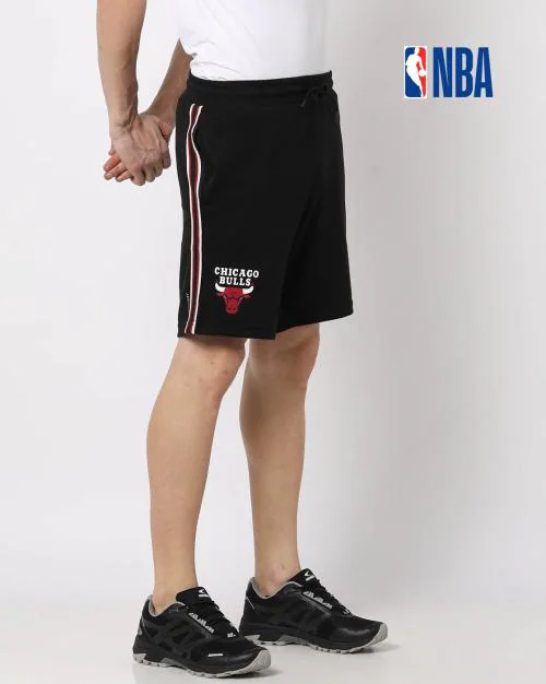 Men NBA Chicago Bulls Shorts with Placement Print