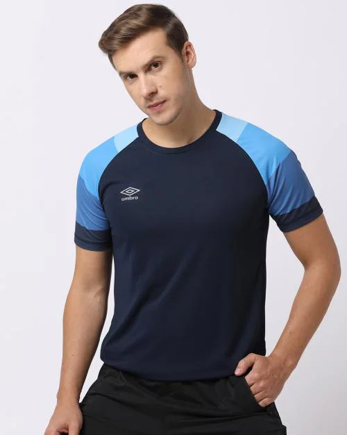 Regular Fit Crew-Neck T-Shirt with Logo Print