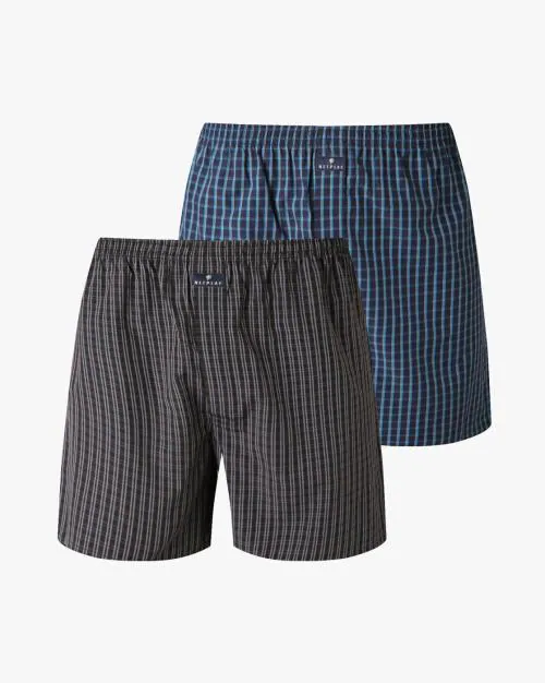 Pack of 2 Checked Boxers