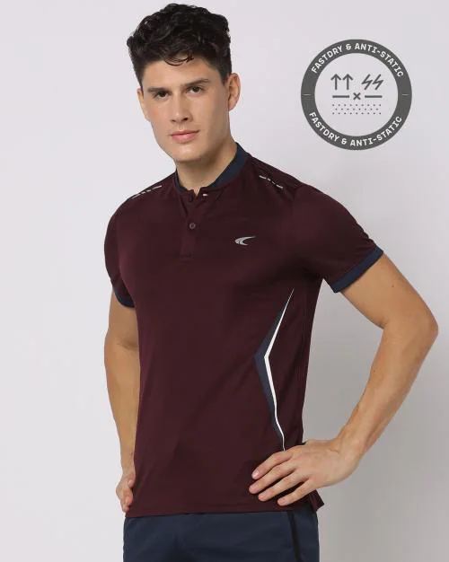 Regular Fit T-Shirt with Placement Brand Print