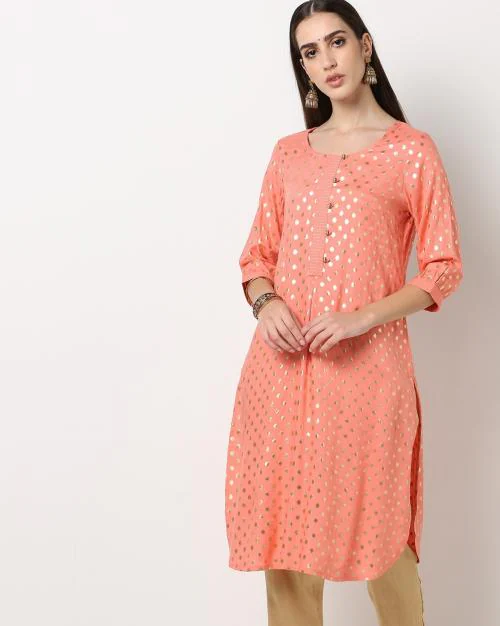 Printed Straight Kurta