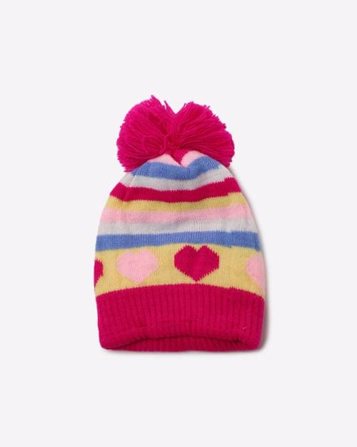 Striped Beanie Cap
