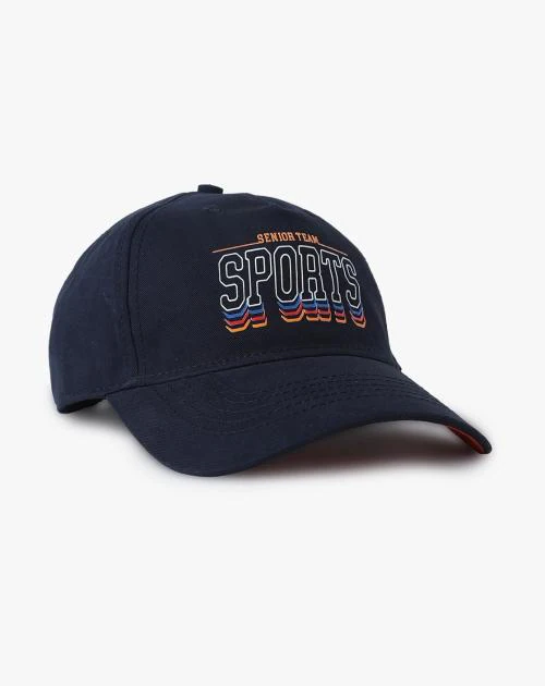 Text Embroidered Baseball Cap