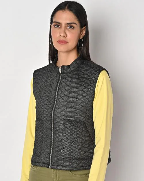 Buy Quilted ZipFront Ethnic Jacket Online at Best Prices in India JioMart.