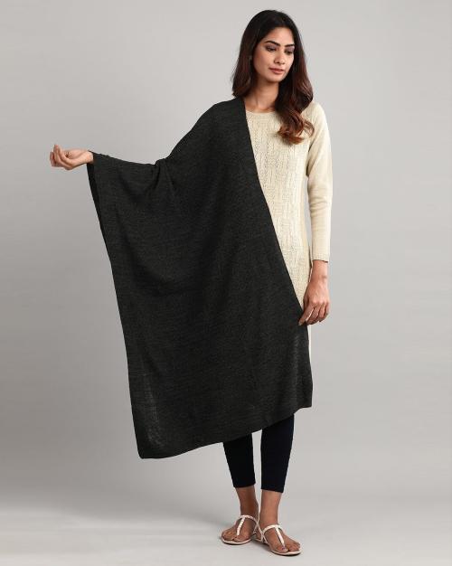 Buy Textured Dupatta with Ribbed Edges Online at Best Prices in India