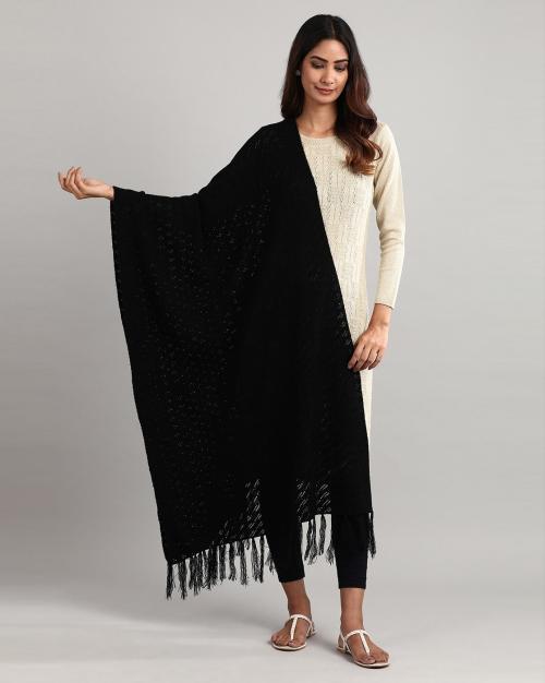 Buy Textured Dupatta with Fringes Online at Best Prices in India JioMart.
