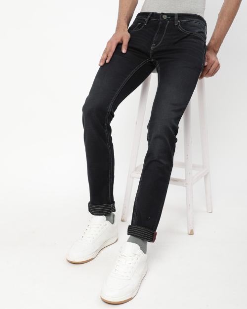 Men Lightly Washed Skinny Fit Jeans