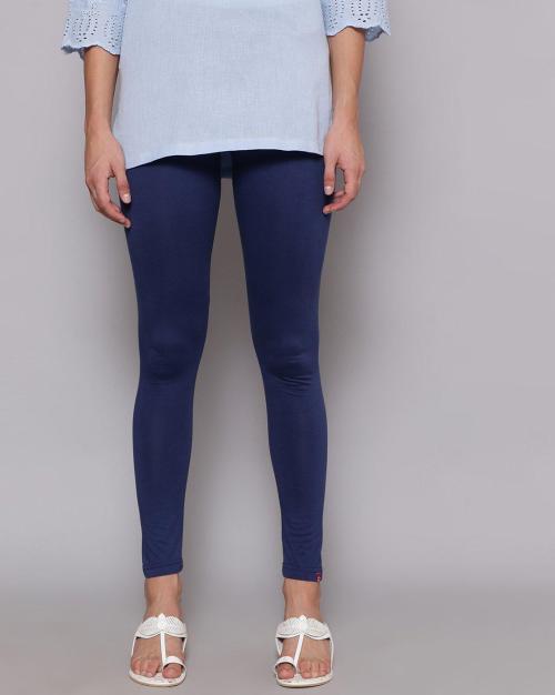 Ankle-Length Leggings with Elasticated Waist