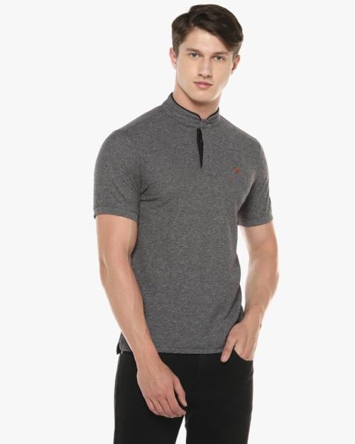 Mandarin Collar T-shirt