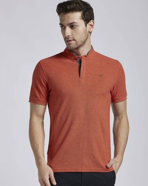 Mandarin Collar T-shirt