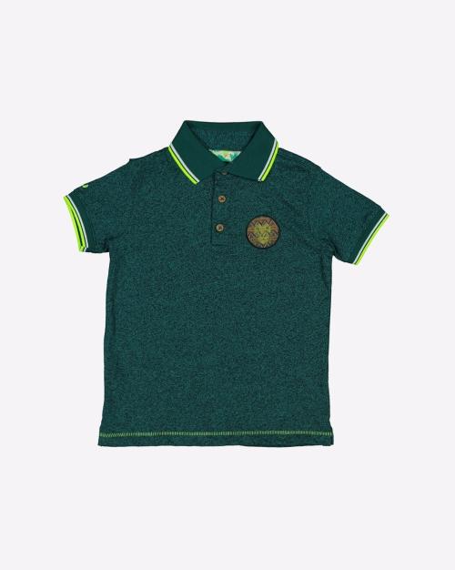 Graphic Print Polo T-shirt