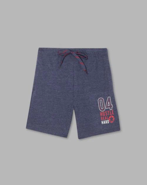 Looper Typographic Print Shorts