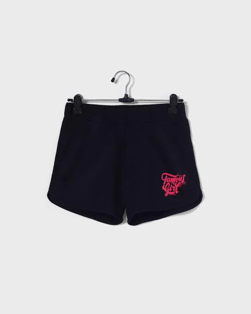 Typographic Print Shorts