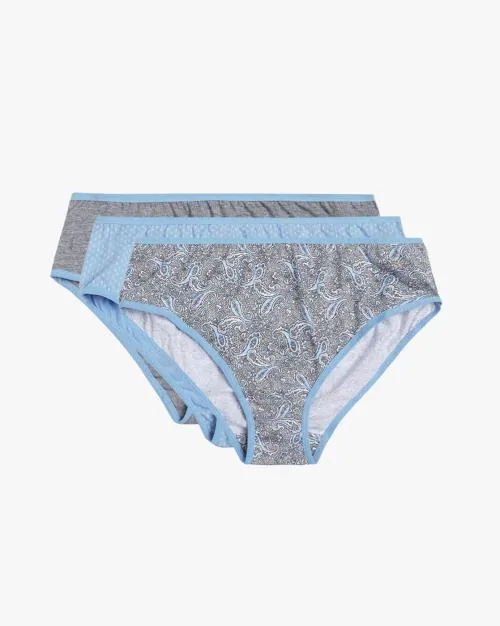 Pack of 3 Printed Hipster Panties