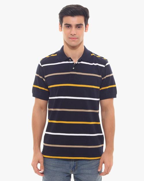 Striped Polo T-shirt