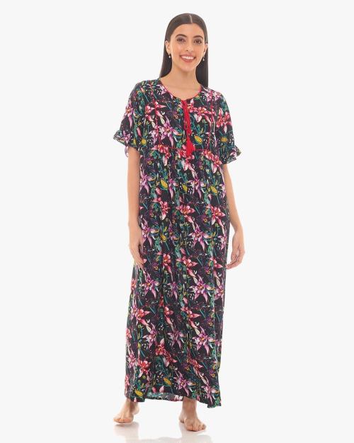 Floral Print Nightgown