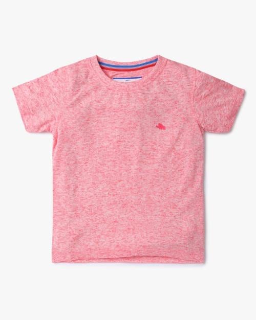 Heathered Round-Neck T-shirt