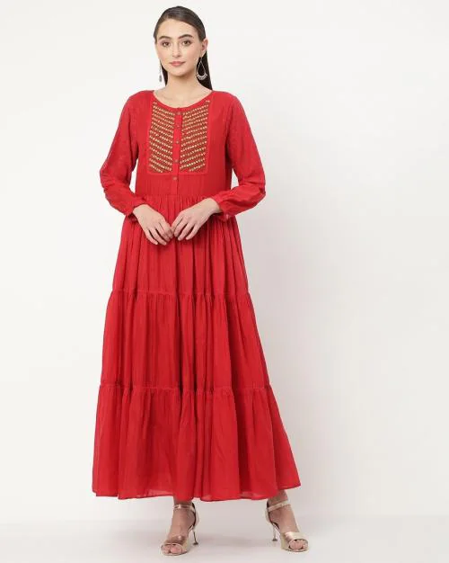 Tiered Anarkali Kurta