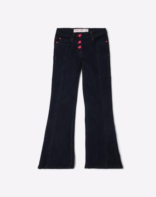 Panelled Bell Bottom Jeans