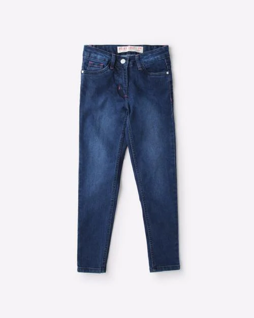 Mid-Rise Slim Jeans