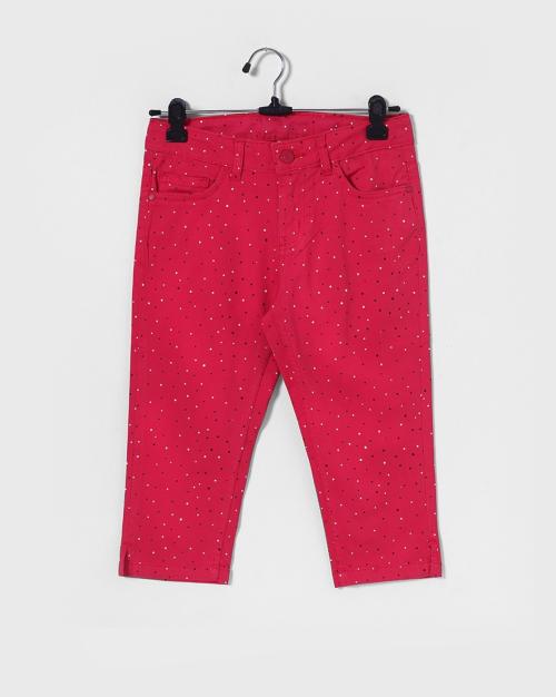 Printed Chinos with Insert Pockets