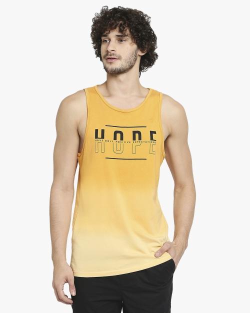 Typographic Print Crew-Neck T-shirt