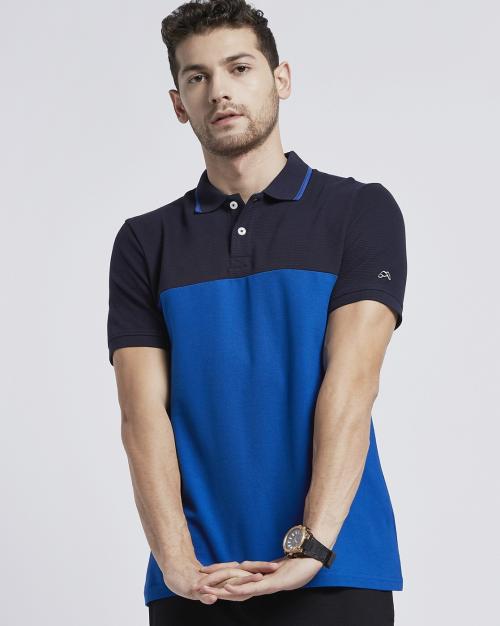 Colorblock Polo T-shirt