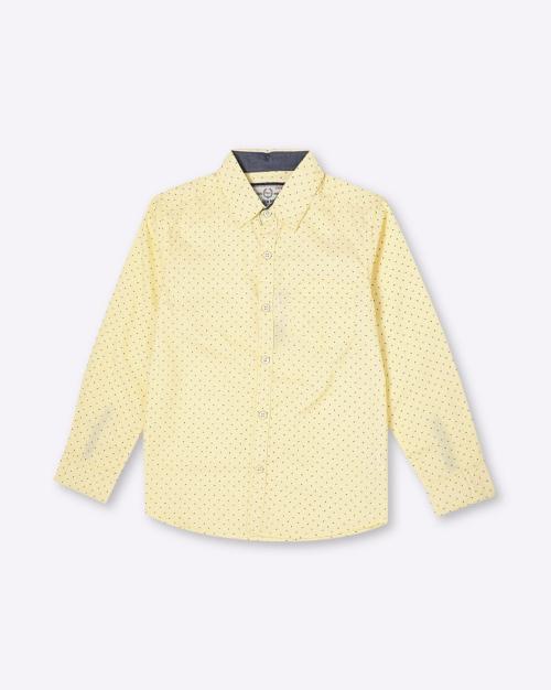 Printed Shirt with Patch Pocket