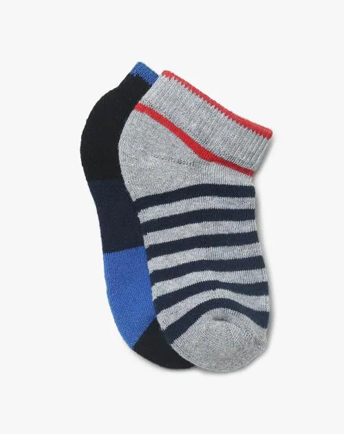 Pack of 2 Anti-Microbial Finish Terry Socks