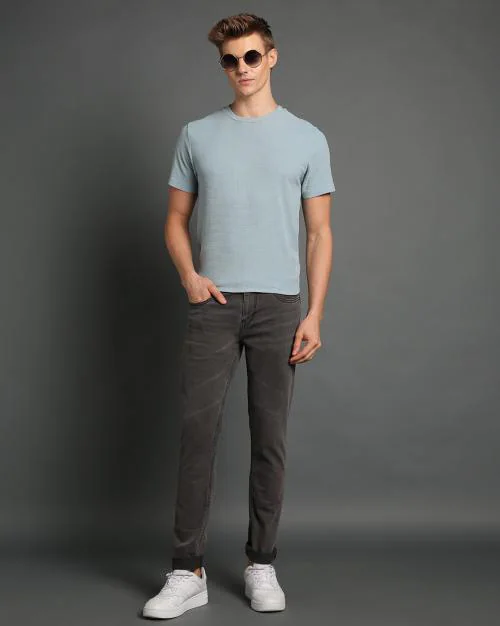 Men Reuben Lightly Washed Skinny Fit LC10 Jeans