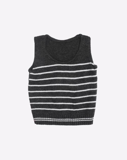 Striped Knitted Vest