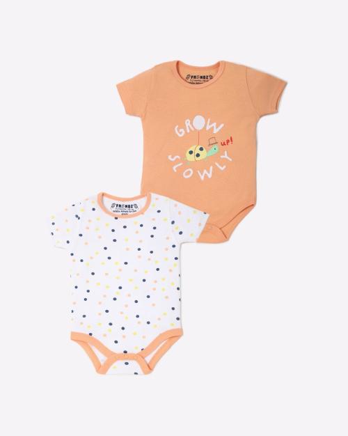 Pack of 2 Printed Bodysuit