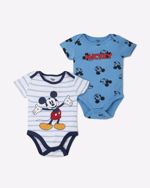 Pack of 2 Cartoon Print Rompers