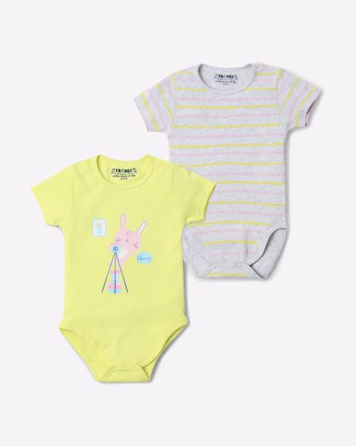 Pack of 2 Cotton Rompers