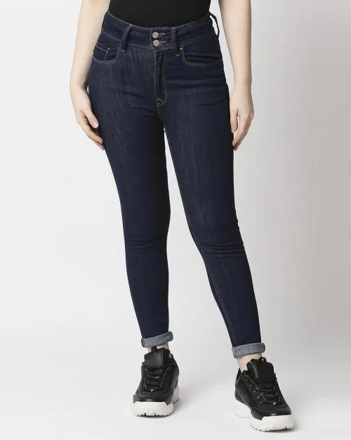Women High-Rise Slim Fit Jeans