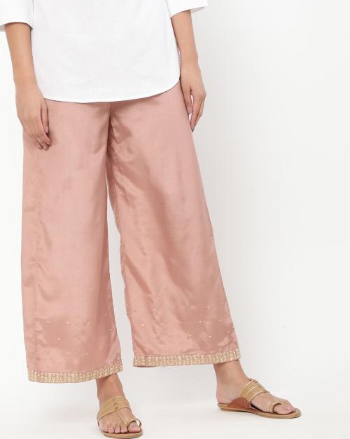 Embellished Palazzo Pants