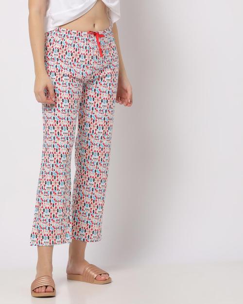 Printed Pyjamas with Elasticated Drawstring Waist