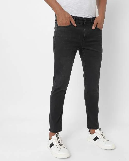 Washed Slim Fit Jeans