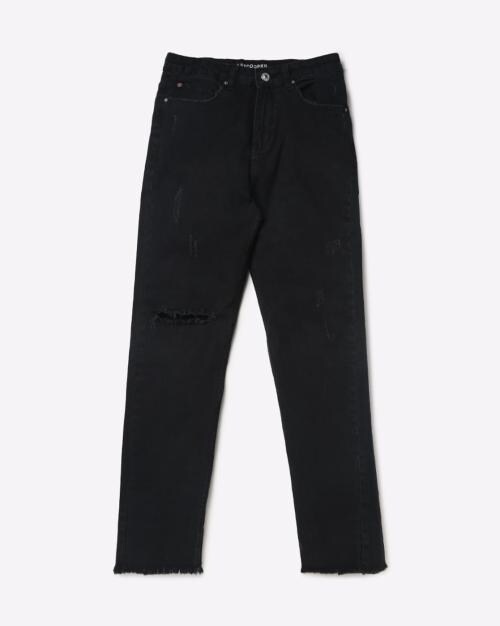 Women Distressed Skinny Jeans