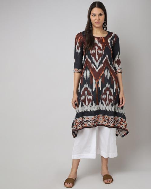 Buy Straight Kurta with Tassels Online at Best Prices in India JioMart.