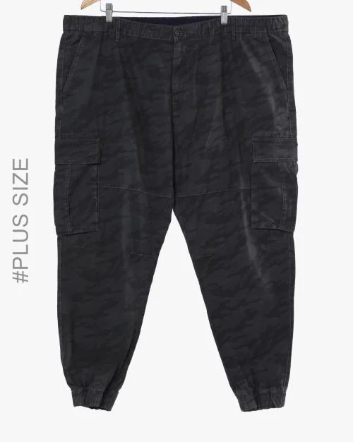 Camouflage Print Cargo Pants