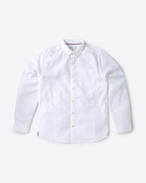 Oxford Shirt with Button-Down Collar
