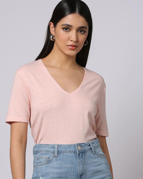 Women V-Neck T-Shirt