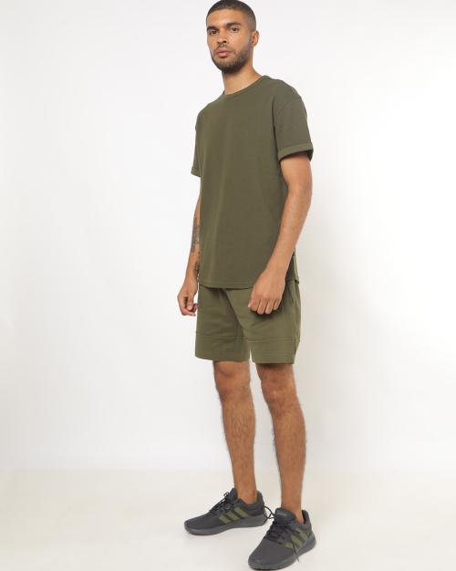 Crew-Neck Drop Shoulder T-Shirt