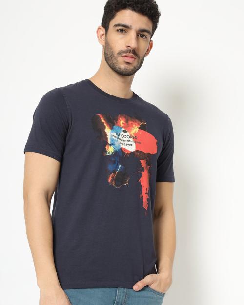 Graphic Print Crew-Neck T-shirt