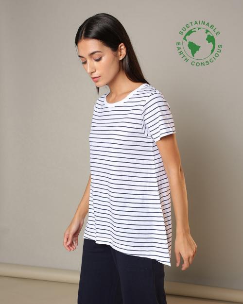 Breton Striped Organic Cotton Top